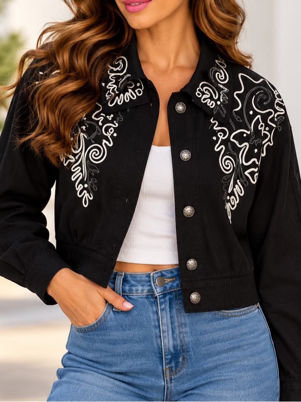 Vintage Howard Wolf Black Jacket